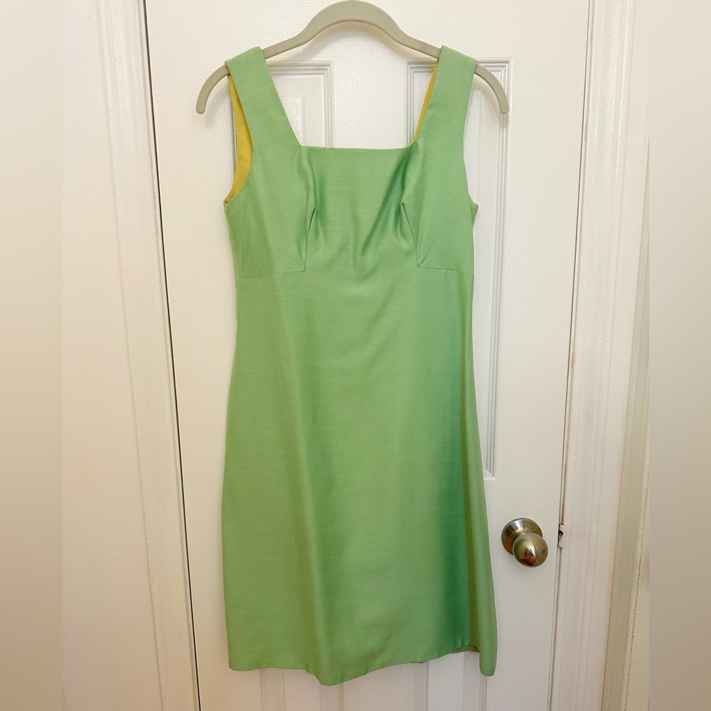 Vintage 60s / 70s Dress, Mint Green in excellent condition